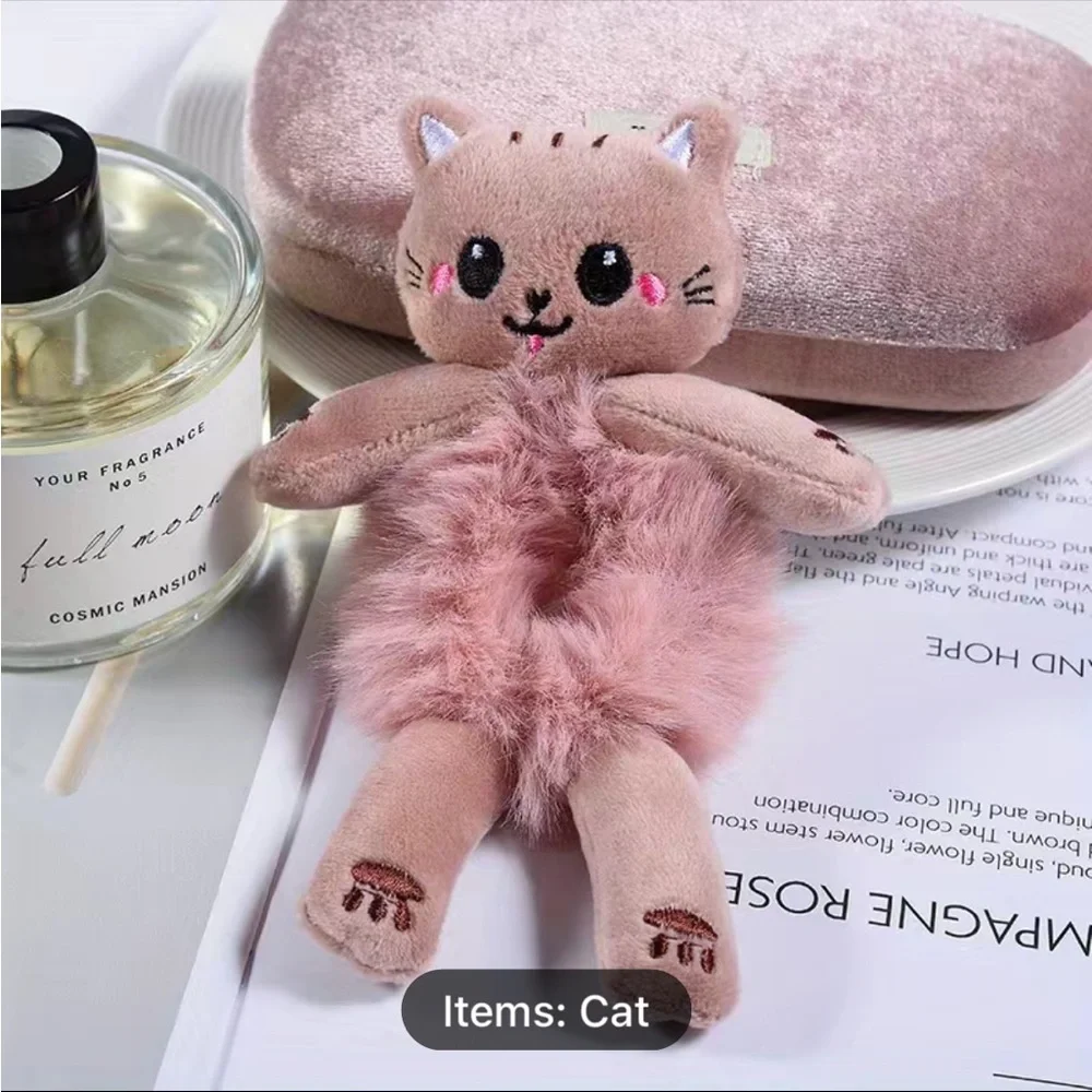 NIB Plush Animal Ponytail Holders!